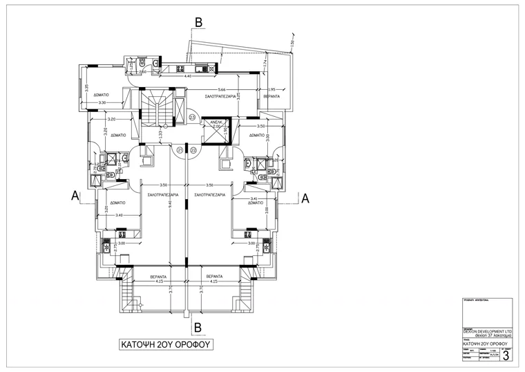 Second floor plan of Dex