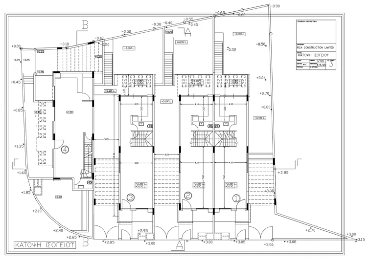 Ground floor plan of the Nestio 19 row